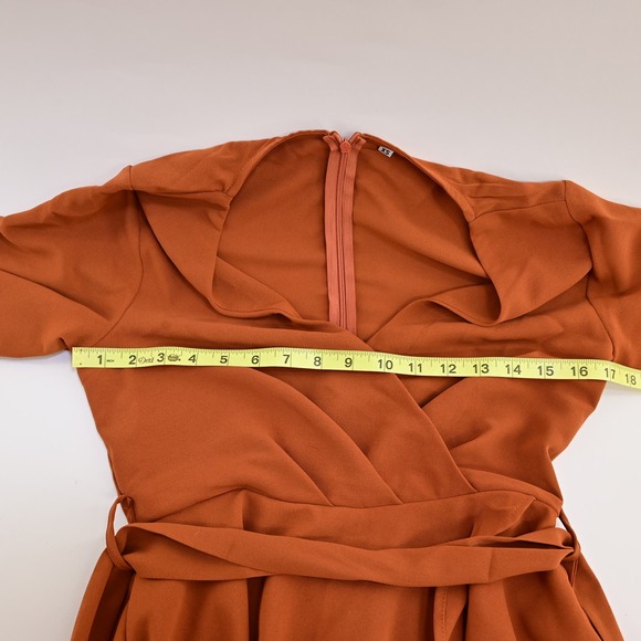 COSONSEN XS V-NECK DRESS - Picture 10 of 10